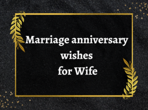 Wedding anniversary wishes for wife in Marathi